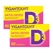 VIGANTOLVIT Vitamin D3 K2 Kalzium 2X60 St