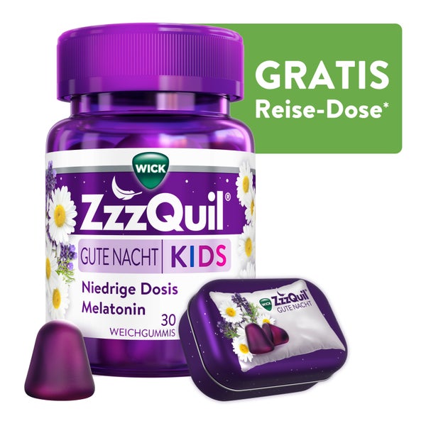 WICK ZzzQuil® Gute Nacht KIDS Melatonin 30 St