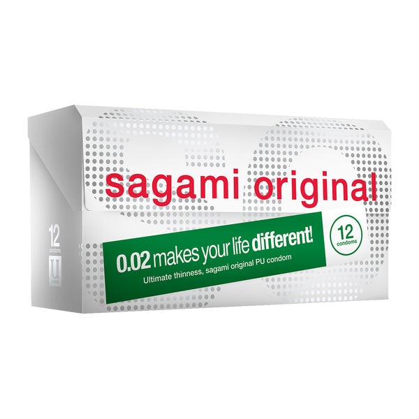 Original 0.02 latexfrei ultradünn 12 Kondome (12 Kondome) 12 St