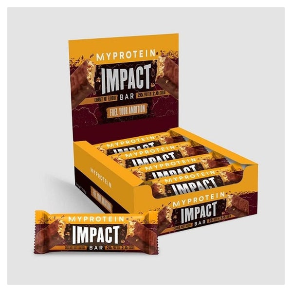 MyProtein Impact Bar 12xCaramel Nut 64 g