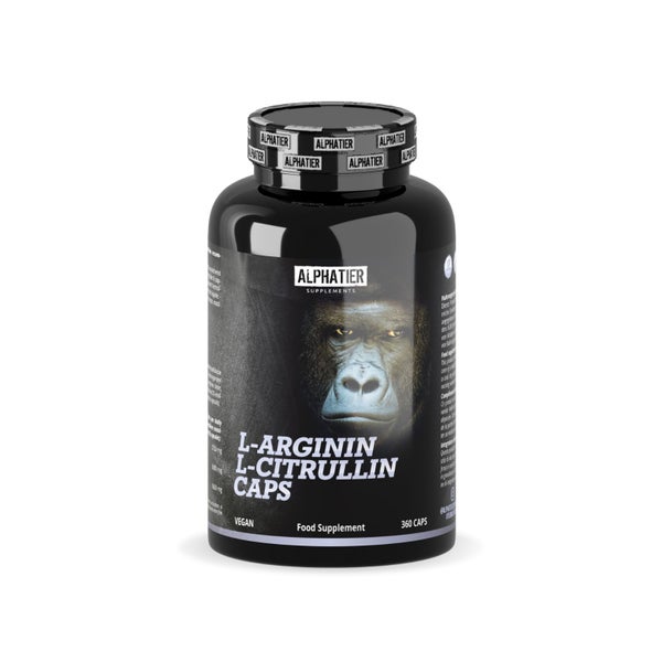 Alphatier Arginin Citrullin Kapseln - Aminosäuren 360 St