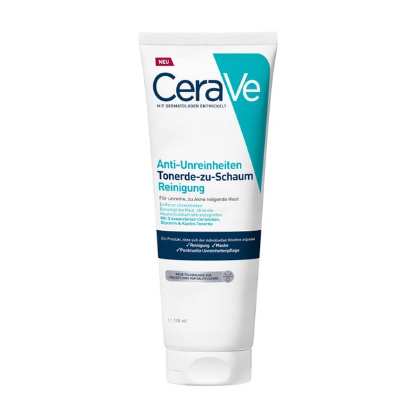 CeraVe Tonerde-zu-Schaum-Reinigung 118 ml