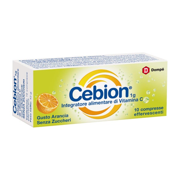 Cebion Vitamin C Brausetabletten ohne Zucker 10 St