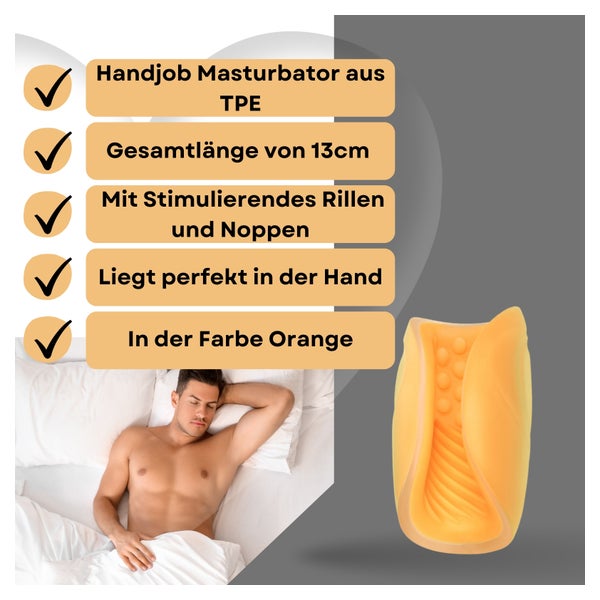 Lovelyness - Handjob Masturbator - Orange gnstig kaufen | medpex