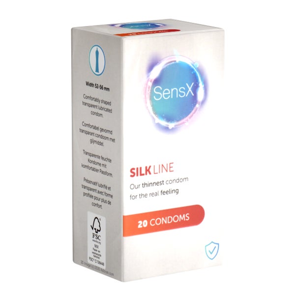 Silk Line 20 dünne vegane Kondome (20 Kondome) 20 St