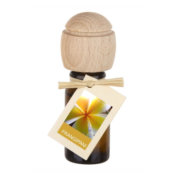 Traumduft Piccolino Frangipani Duftöl – Handgefertigt, ätherische Öle, Buchenholzverschluss 10 ml