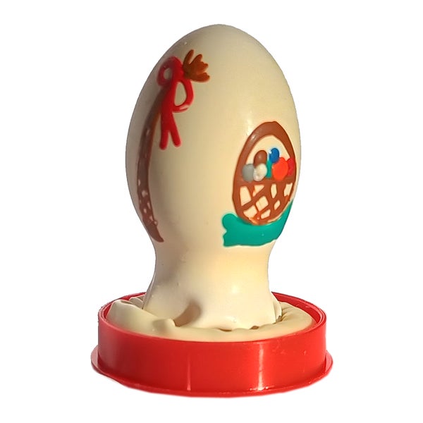 Scherzkondom „Osterei“ – Handbemalt, Fun-Geschenk für Ostern (1 Stück) 1 St