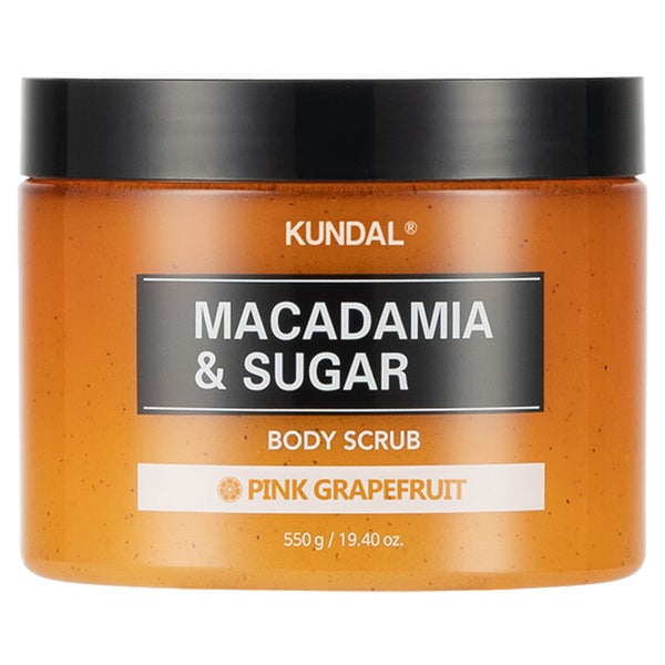 KUNDAL Macadamia & Zucker Körperpeeling – Pink Grapefruit 550 g