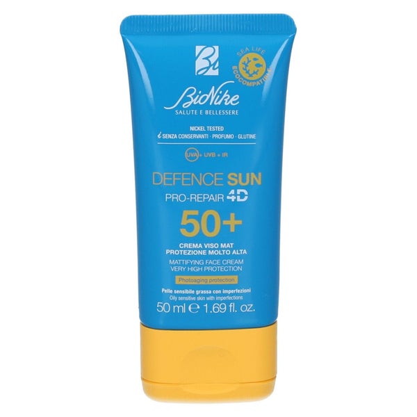 BioNike Defence Sun mattierende Gesichtscreme LSF 50+