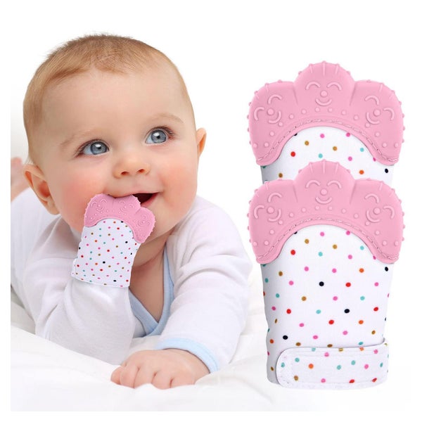Baby Beißhandschuhe BPA Frei Zahnen Spielzeug 0 6 1 St