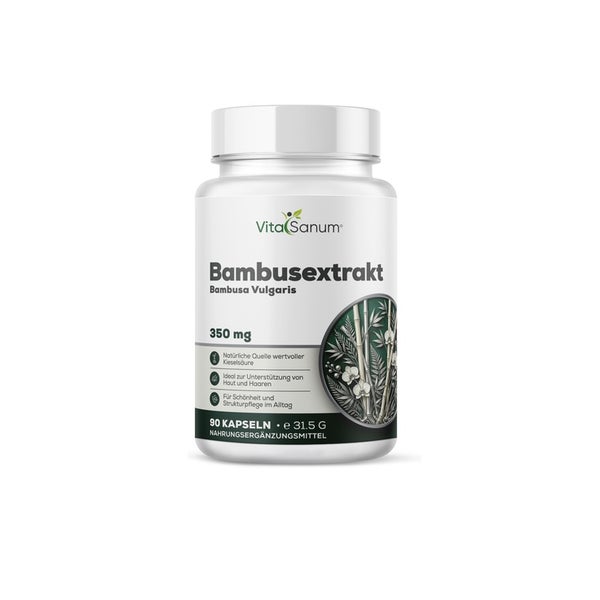 VitaSanum® – Bambusextrakt (Bambusa vulgaris Schrad.) – 350 mg 90 St