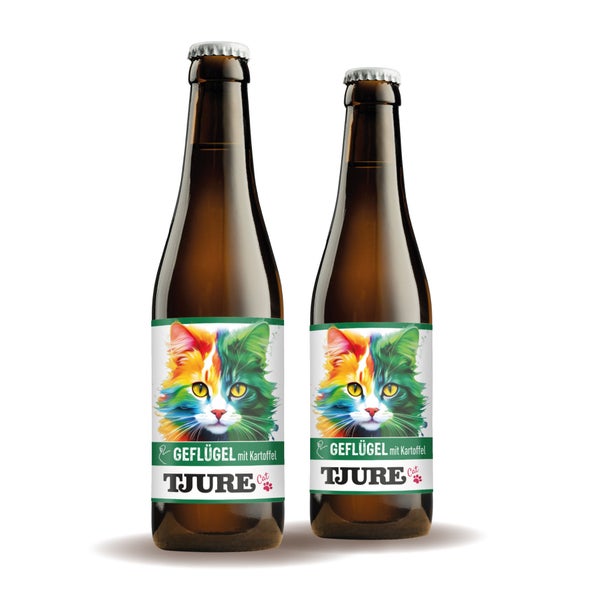 TJURE Katzensmoothie - Doppelpack Geflügel mit Kartoffel 2 x 220 ml 440,00 ml