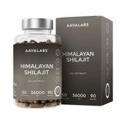 Aavalabs Shilajit aus dem Himalaya, gereinigt & jodfrei 90 St