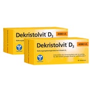 Produktabbildung: Dekristolvit D3 4.000 I.E. Doppelpack 2X90 St
