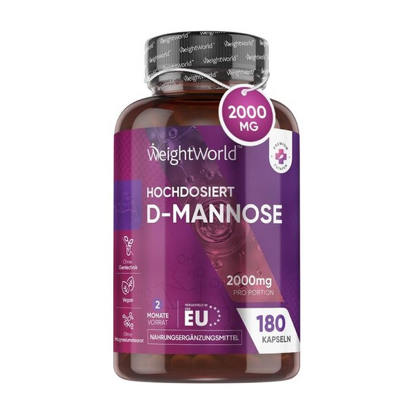 WeightWorld D-Mannose Kapseln 180 St