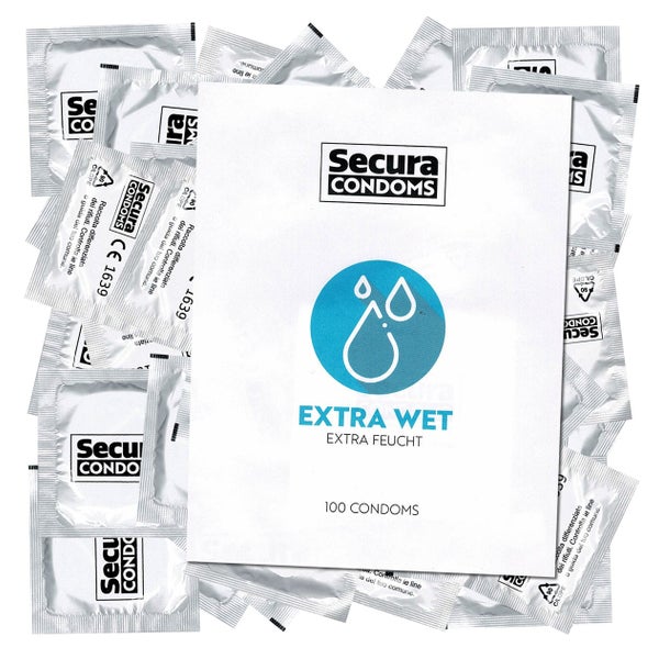 Extra Wet 100 stark befeuchtete Kondome (100 Kondome) 100 St