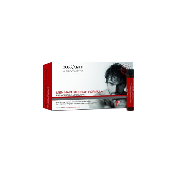POSTQUAM HAARPFLEGE Nahrungsergänzungsmittel Gegen Haarausfall Für Männer 10 X 25 Ml.