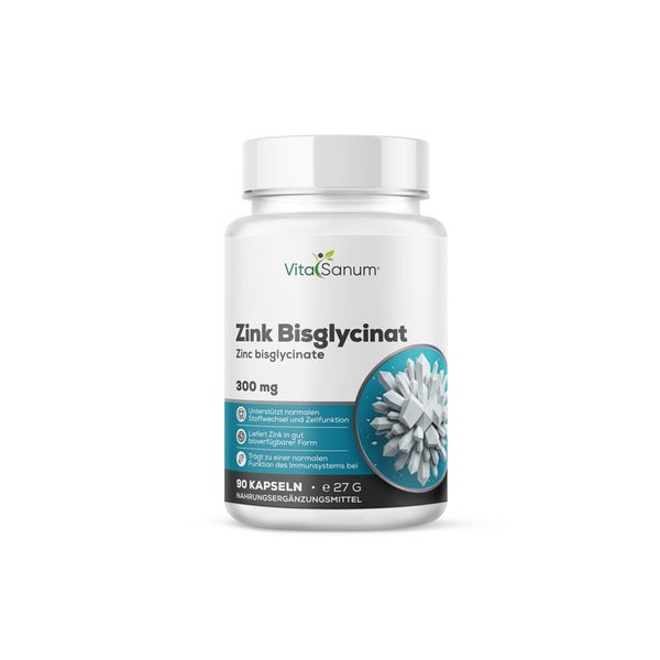 VitaSanum®- Zink Bisglycinat (Zinc bisglycinate) 90 St