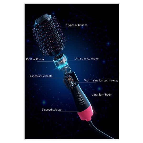 ITALIAN DESIGN ELECTRICAL ITEMS AIR STYLING BRUSH  .