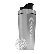 Edelstahl Shaker - silber - Design Best Body Nutrition - Stück