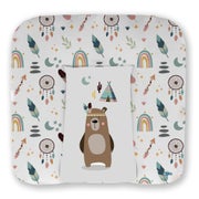 Kikido weiche Wickelauflage 75x70 cm, Teddy 1 St