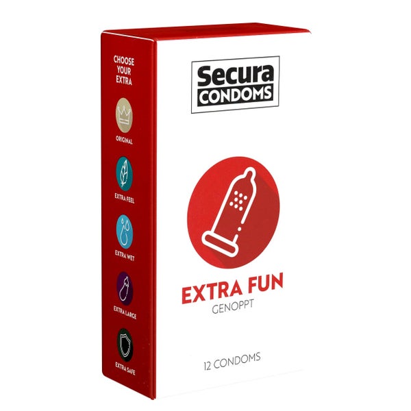 Extra Fun 12 genoppte Kondome (12 Kondome) 12 St