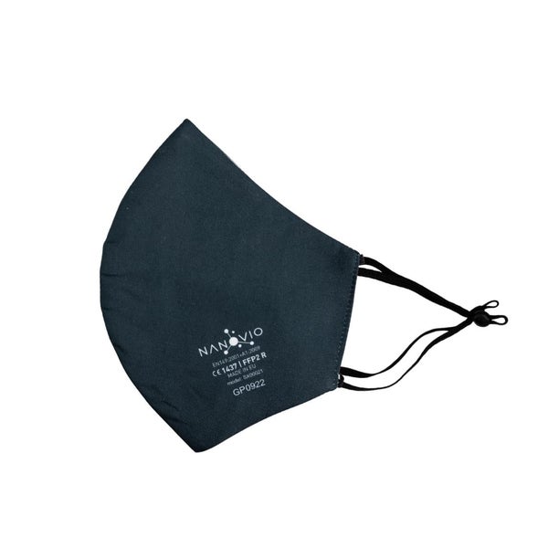 Nanovio FFP2 Maske wiederverwendbar - Dark Grey 1 St