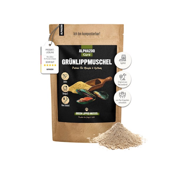 alphazoo Grünlippmuschel-Pulver 100 g