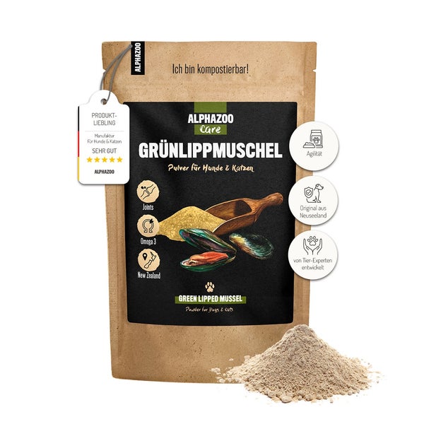 Grünlippmuschel-Pulver für Hunde 100 g