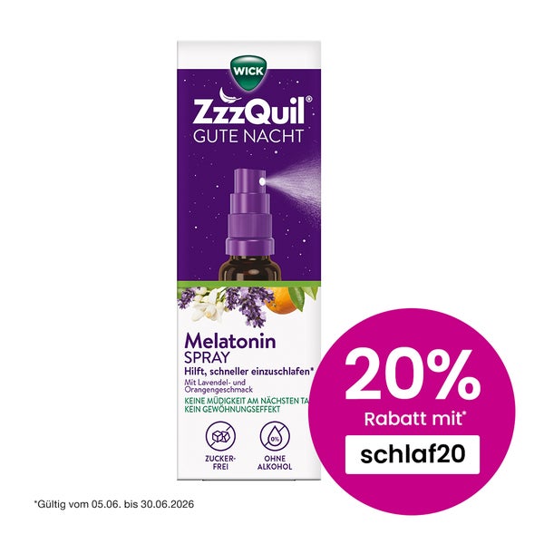 WICK ZzzQuil® Gute Nacht Spray Melatonin 30 ml