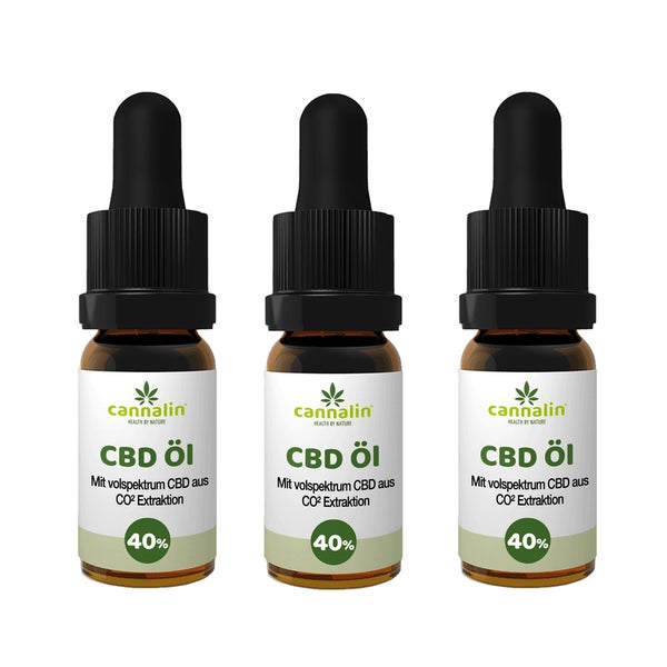Cannalin - CBD Öl Vollspektrum - 40% - 3x10 ml 3x10 ml