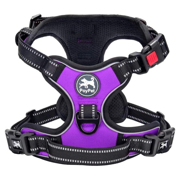 Hundegeschirr Keine Pull Reflektierend Front Griff M Violett 1 St