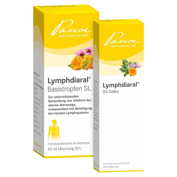 Lymphdiaral Basistropfen + DS Salbe 1 Set