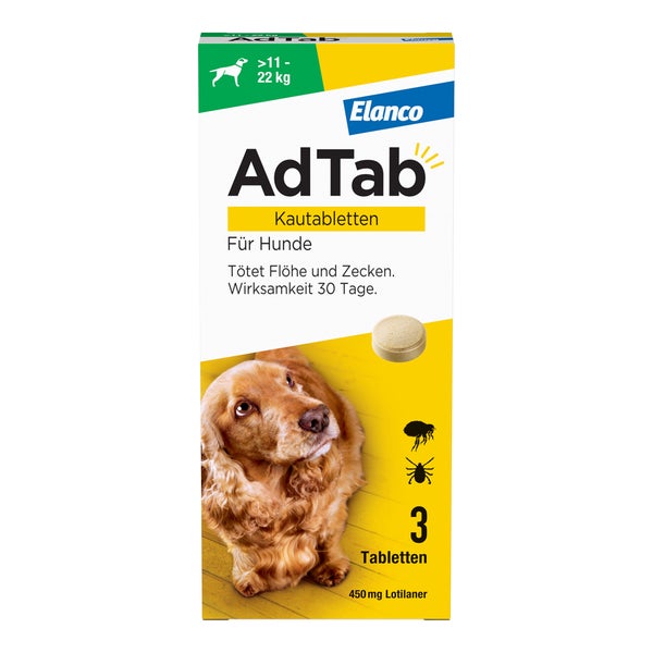 AdTab Hund 11 - 22 kg Kautablette 3 St