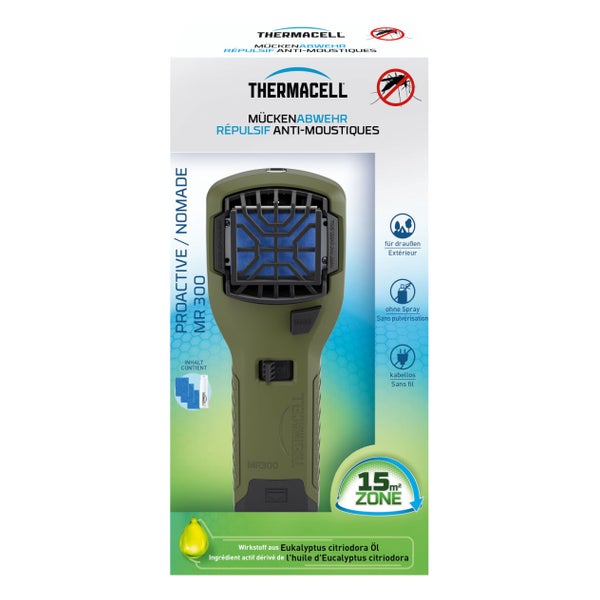 Thermacell Mückenabwehr Proactive Handgerät olivgrün - Mückenschutz Gerät 1 St