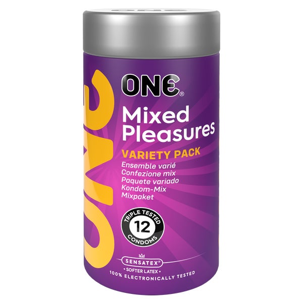 «Mixed Pleasures» Kondome – sechs Varianten, 12 Stück, vegan (12 Kondome) 12 St
