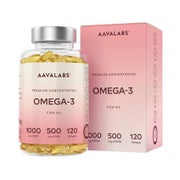 Produktabbildung: Aavalabs Premium Omega-3 Fischöl aus Wildfang 120 St