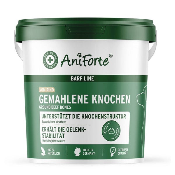 AniForte BARF-Line Gemahlene Knochen vom Rind 2000 g