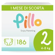 Pillo Windeln Größe 2 Mini 4-8 Kg 186 St