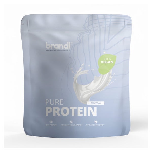 brandl® Premium Proteinpulver VEGAN Neutral | veganes Eiweißpulver mit neutralem Geschmack 1000 g