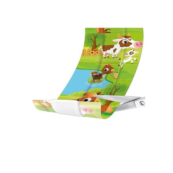 Lifemed Kids Wund-Pflaster 0,5 m x 6 cm farbig "Farmtiere", 6 Stück 3 m