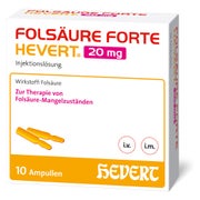 Folsäure Forte Hevert 20 mg 10X2 ml