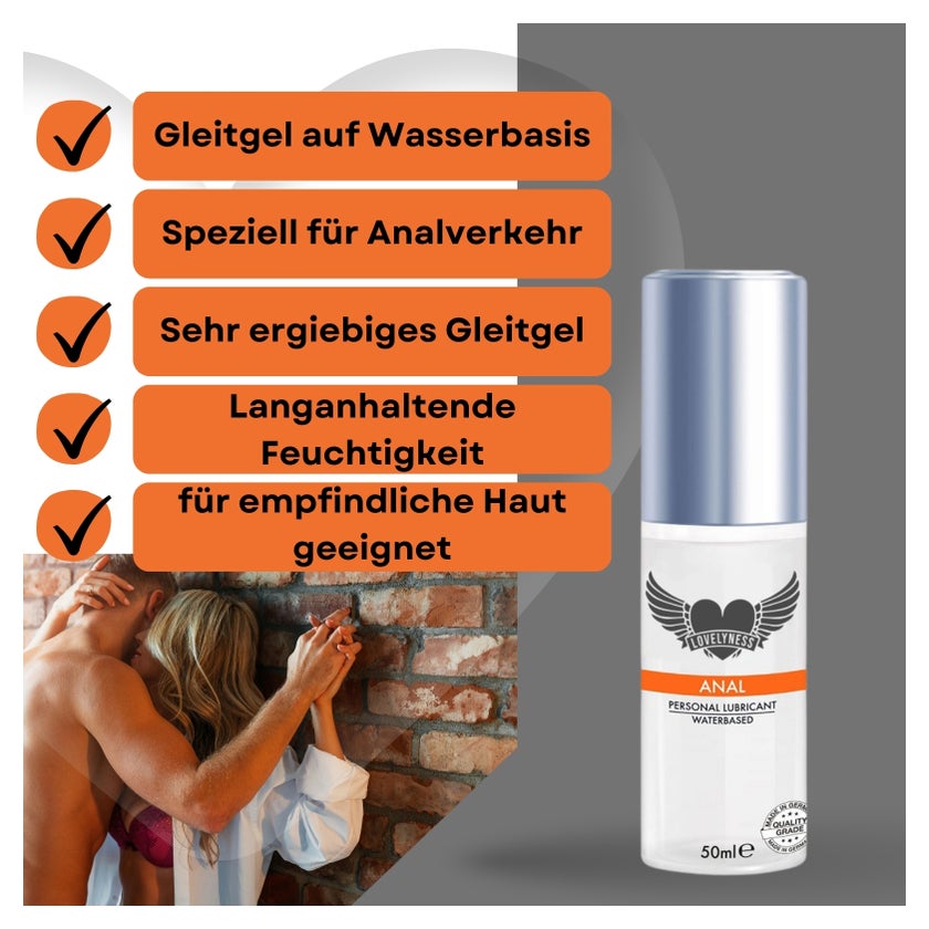 welches gleitgel bei analsex Lovely Lovers Delay Gel - Gleitgel für Analsex mit betäubender Wirkung