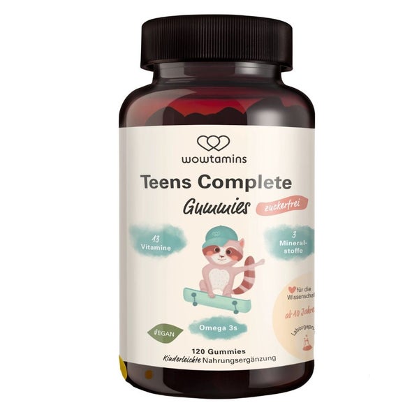 Teens Complete Fruchtgummis Vitamine Zuckerfrei 120 St