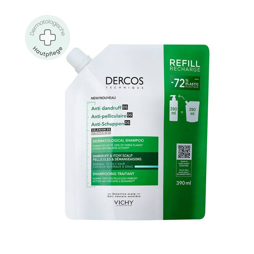 Vichy Dercos Anti-schuppen Shampoo Fett.kopfh.nf 390 ml
