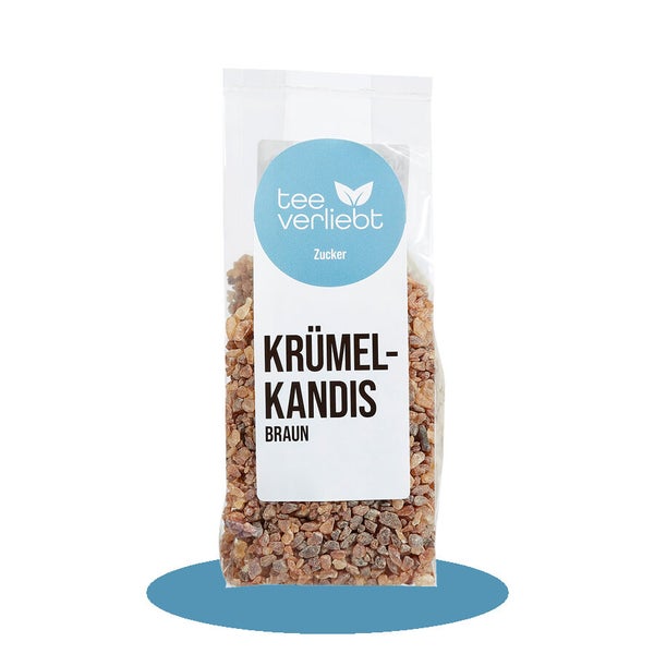 teeverliebt - Krümelkandis braun fein | 5x250g 5 g