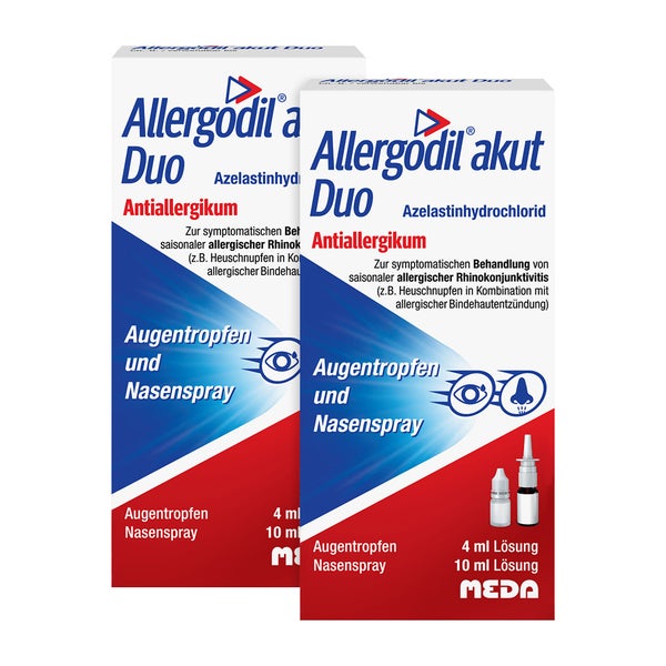 ALLERGODIL akut Duo 4ml Doppelpack 2X1 St