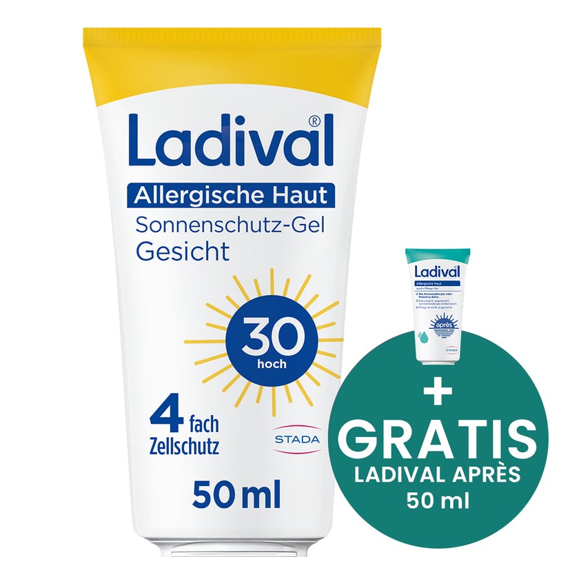 Ladival Allergische Haut Gel Gesicht LSF30 50 ml