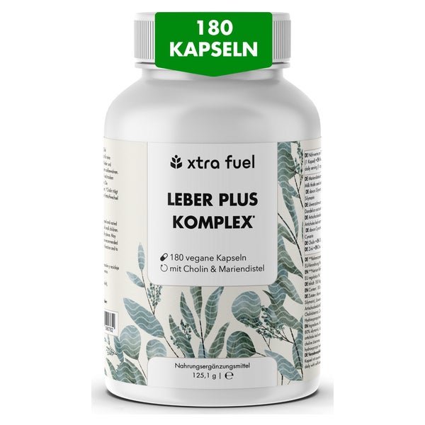 XTRA FUEL Leber Plus Komplex - Mariendistel Leber Kur 180 St