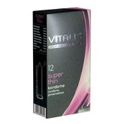 Vitalis Super Thin Kondome 12 Stk, extra dünn & gefühlsecht (12 Kondome) 12 St